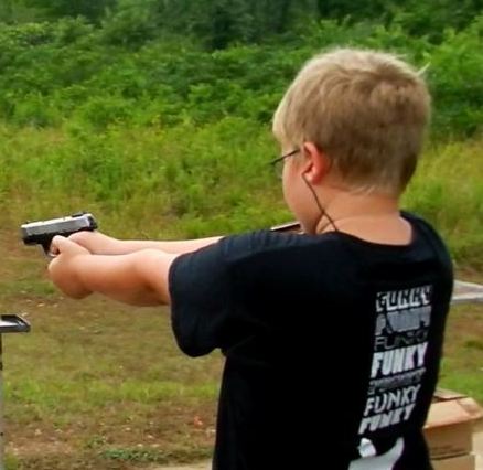 Kid Shooting Ruger SR9c .9mm