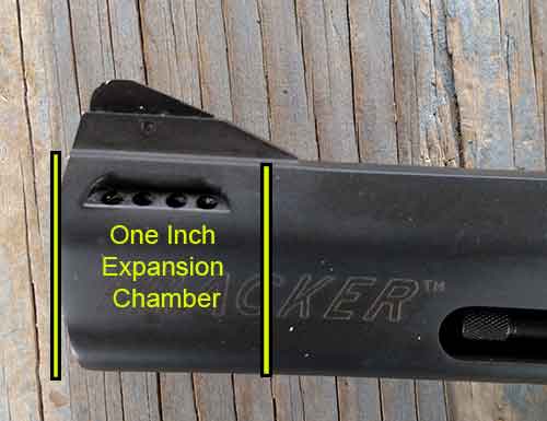 Taurus Tracker .44 Magnum Ported 
Expansion Chamber